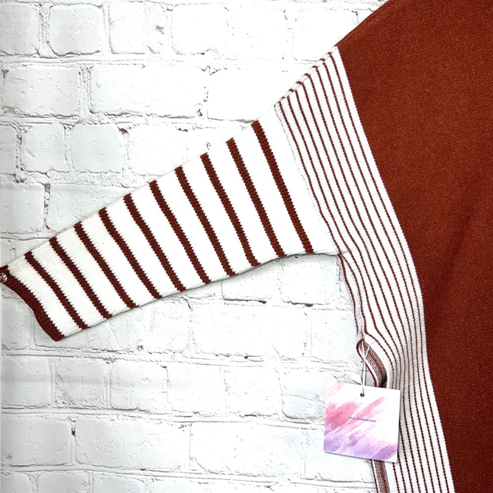 🚫SOLD! NWT🤩🎁 |•CHICWISH•| Pretty Poncho Sweater - Picture 9 of 14